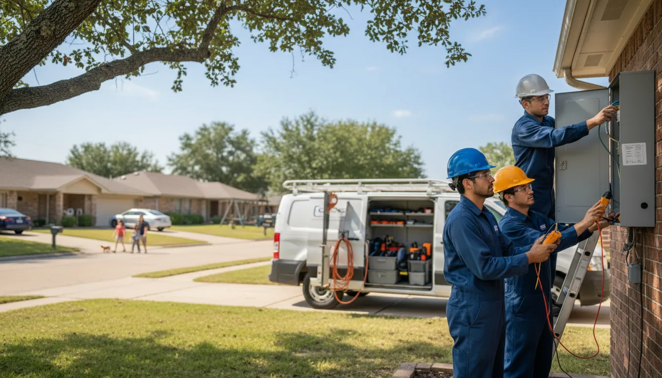 Certified electrician providing emergency electrical services in Peabody, KS